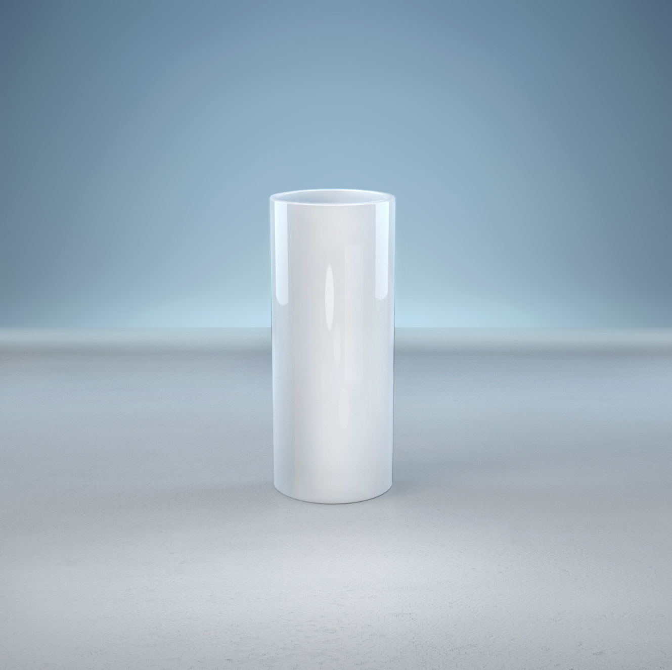 Плафон цилиндр стекло молочный  Ø100 мм